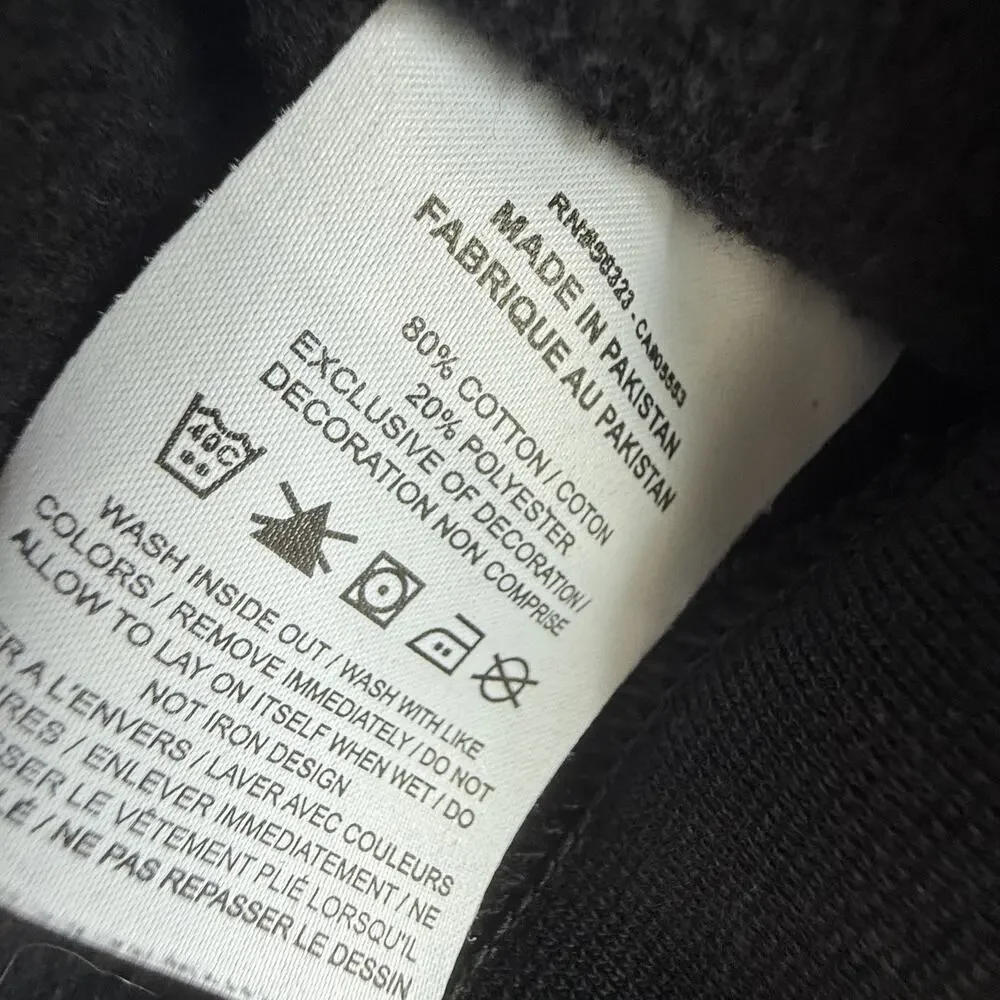 Vintage Nike Sweatshirt Just Do It Spellout Logo Crewneck Mens M‎ Black Pullover